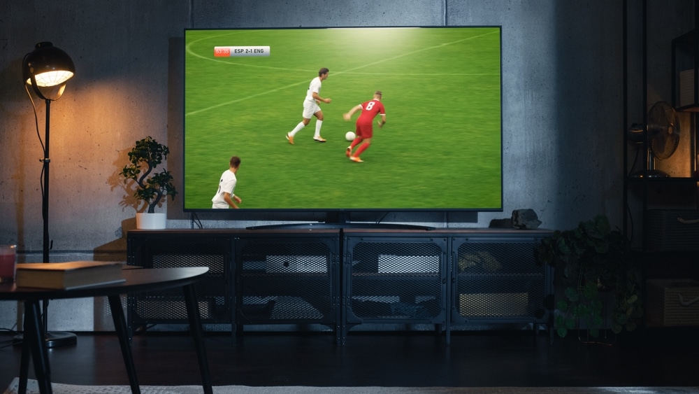 PRijenos nogometne utakmice uživo na TV-u