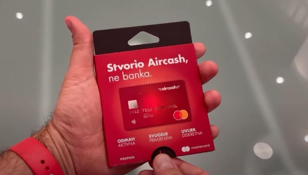 Kupjena Aircash kartica